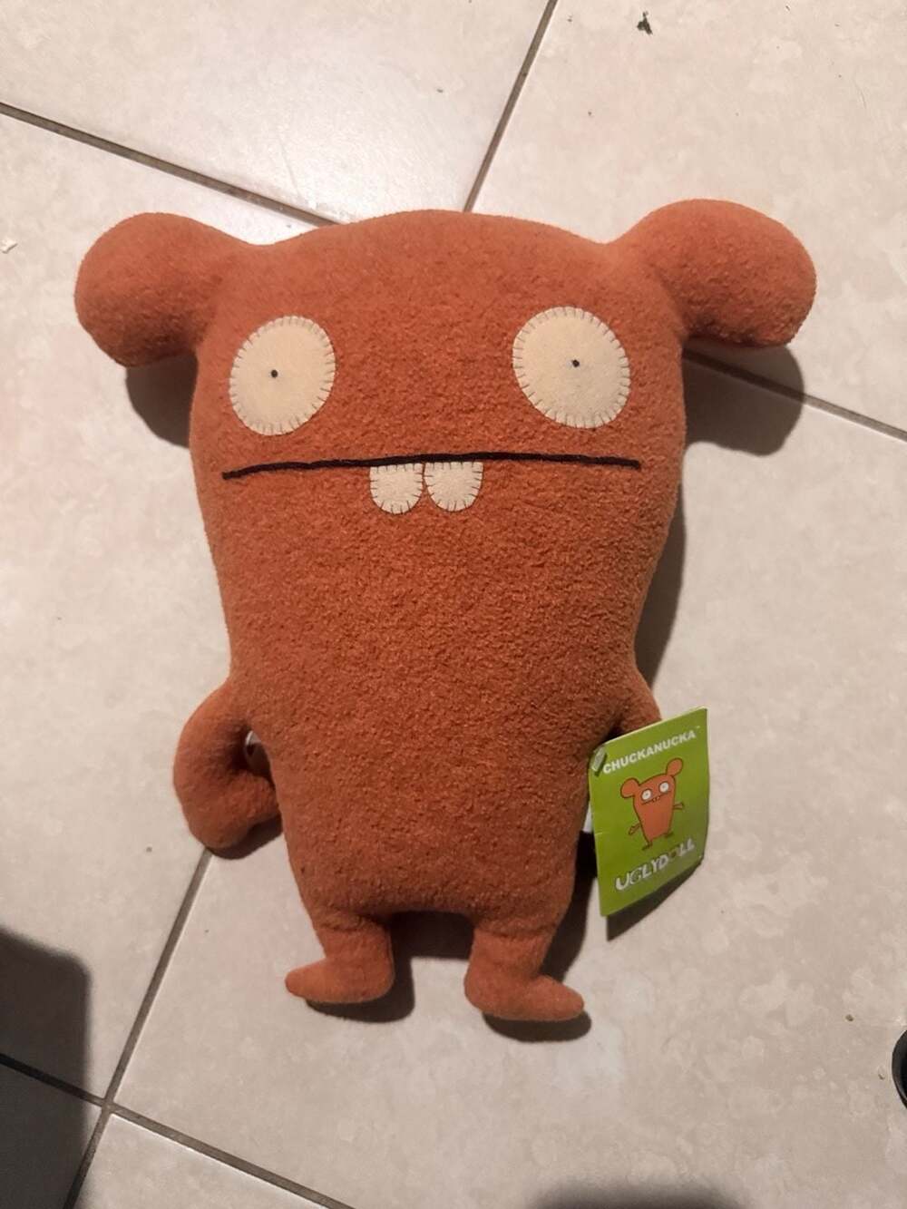 Uglydoll Chuckanucka Rusty Orange Plush Stuffed Monster with Original Tag - Picture 1 of 4